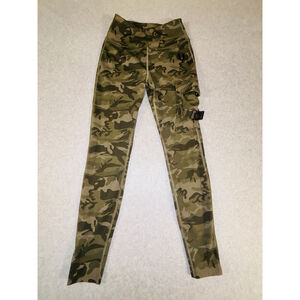 Firmabs Camo Cargo Leggings Womens Small Tactical Buckle Pocket Gym